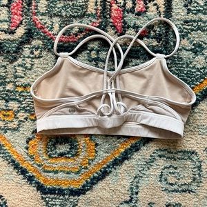 White Lululemon Sports Bra